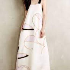 NWOT Cynthia Rowley x Anthropologie Petaline Trapeze A-line Maxi Dress : Size 4